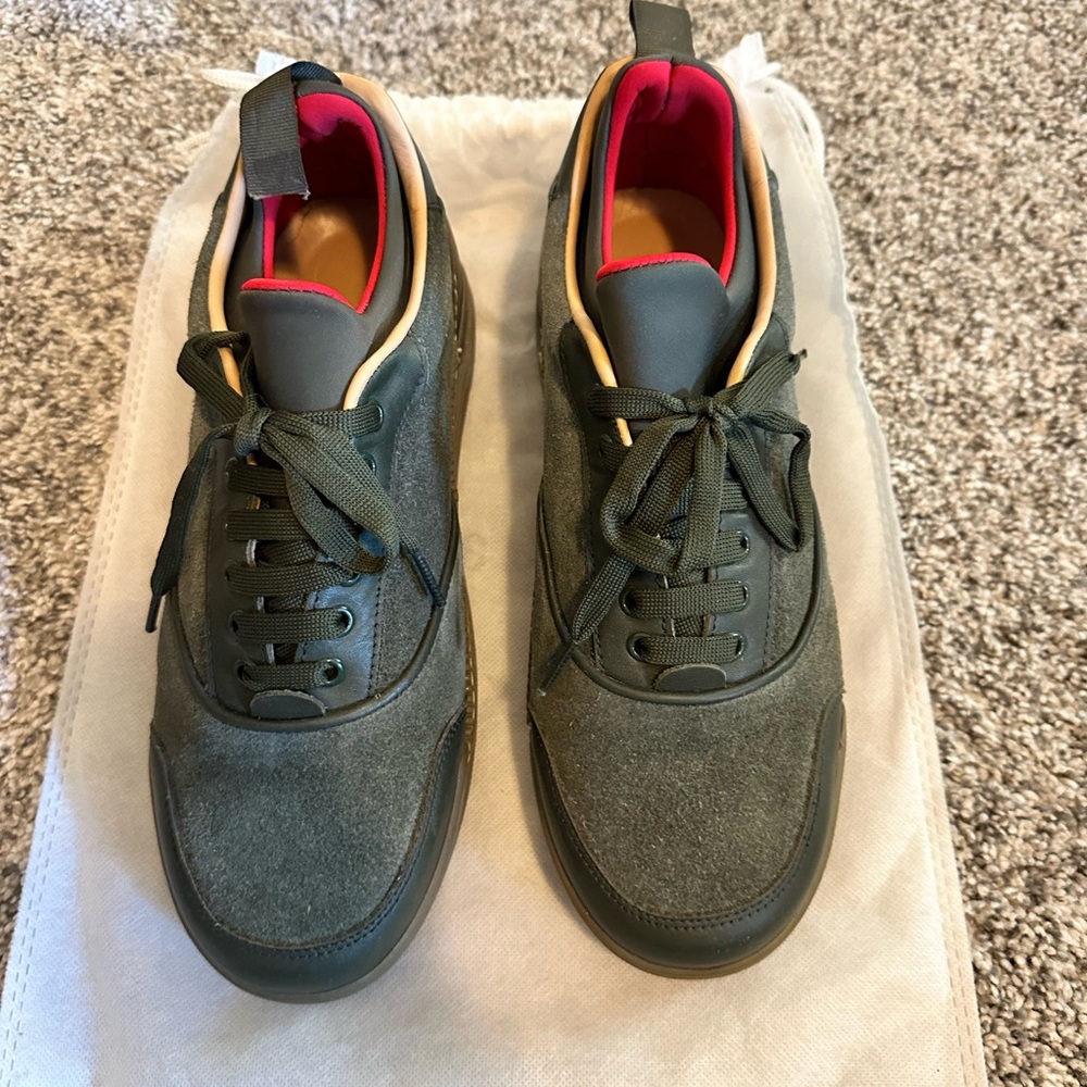 Loubotine Suede Sneakers